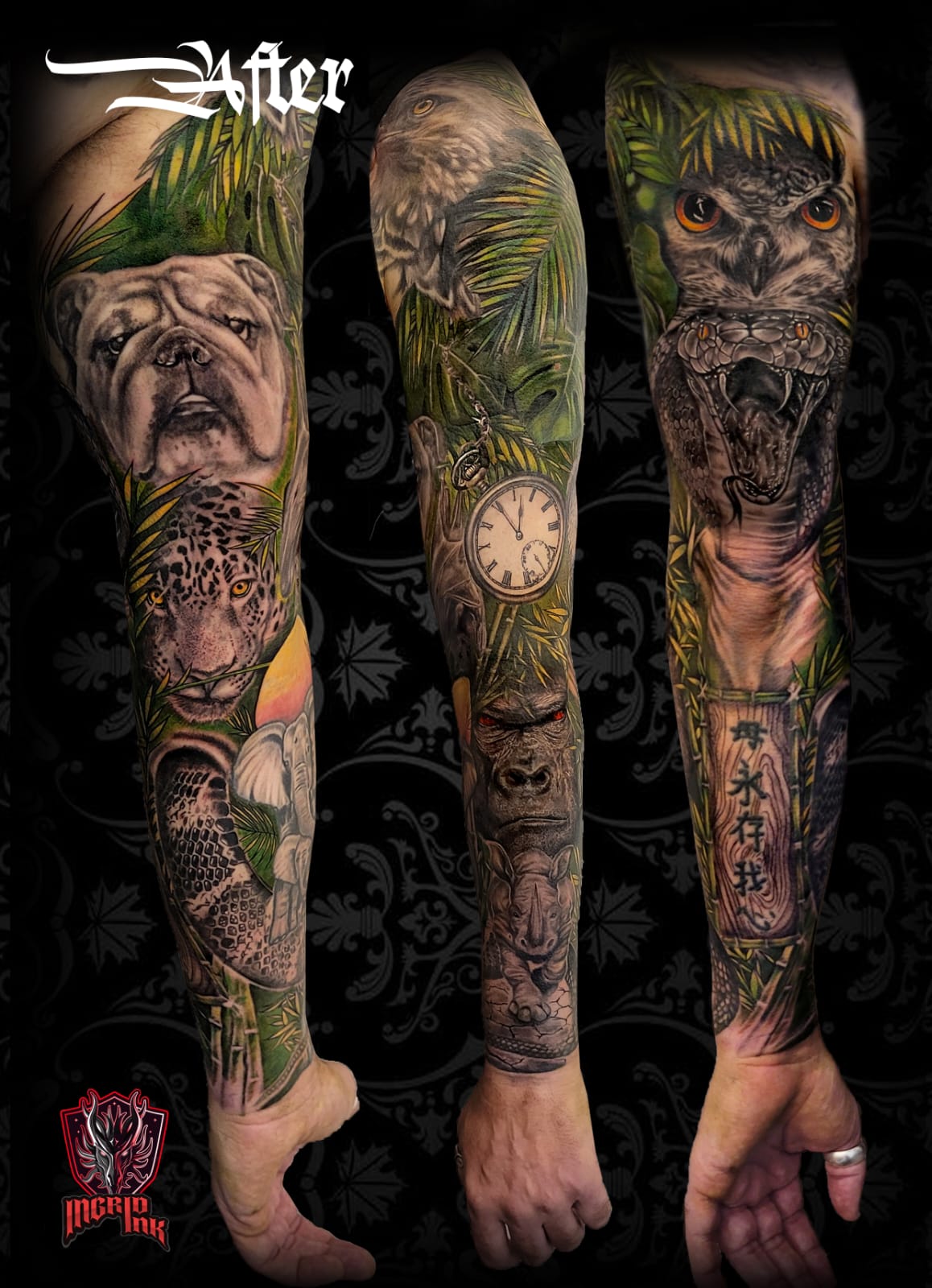 Blackwork tattoo studio Gurgaon — Ingrid Ink