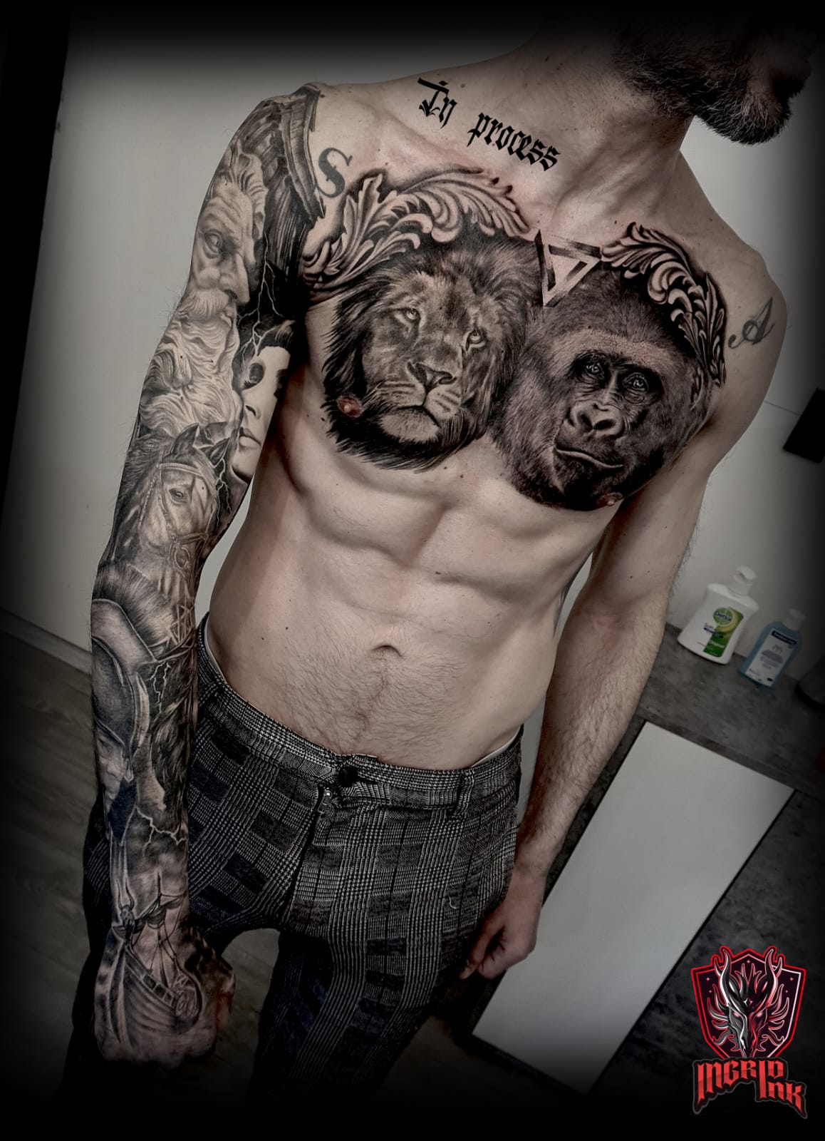 Watercolour tattoo Gurgaon