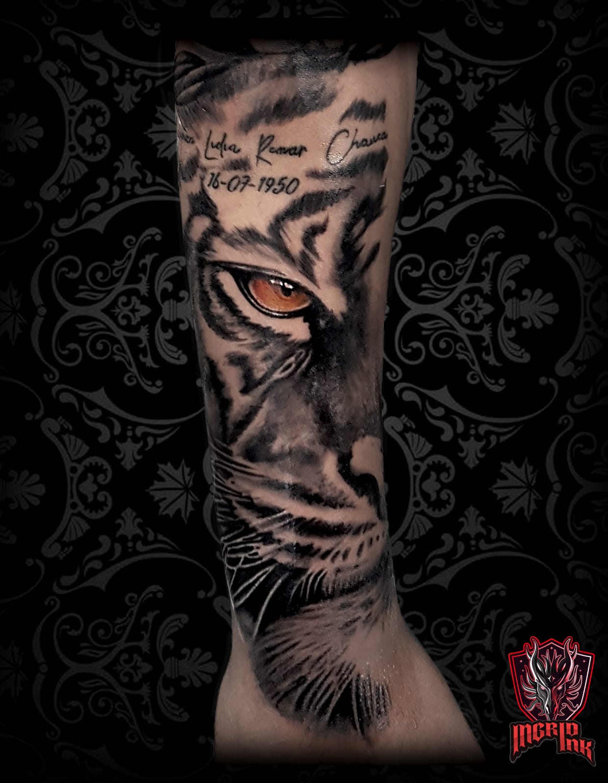 Geometric mandala tattoo Gurgaon