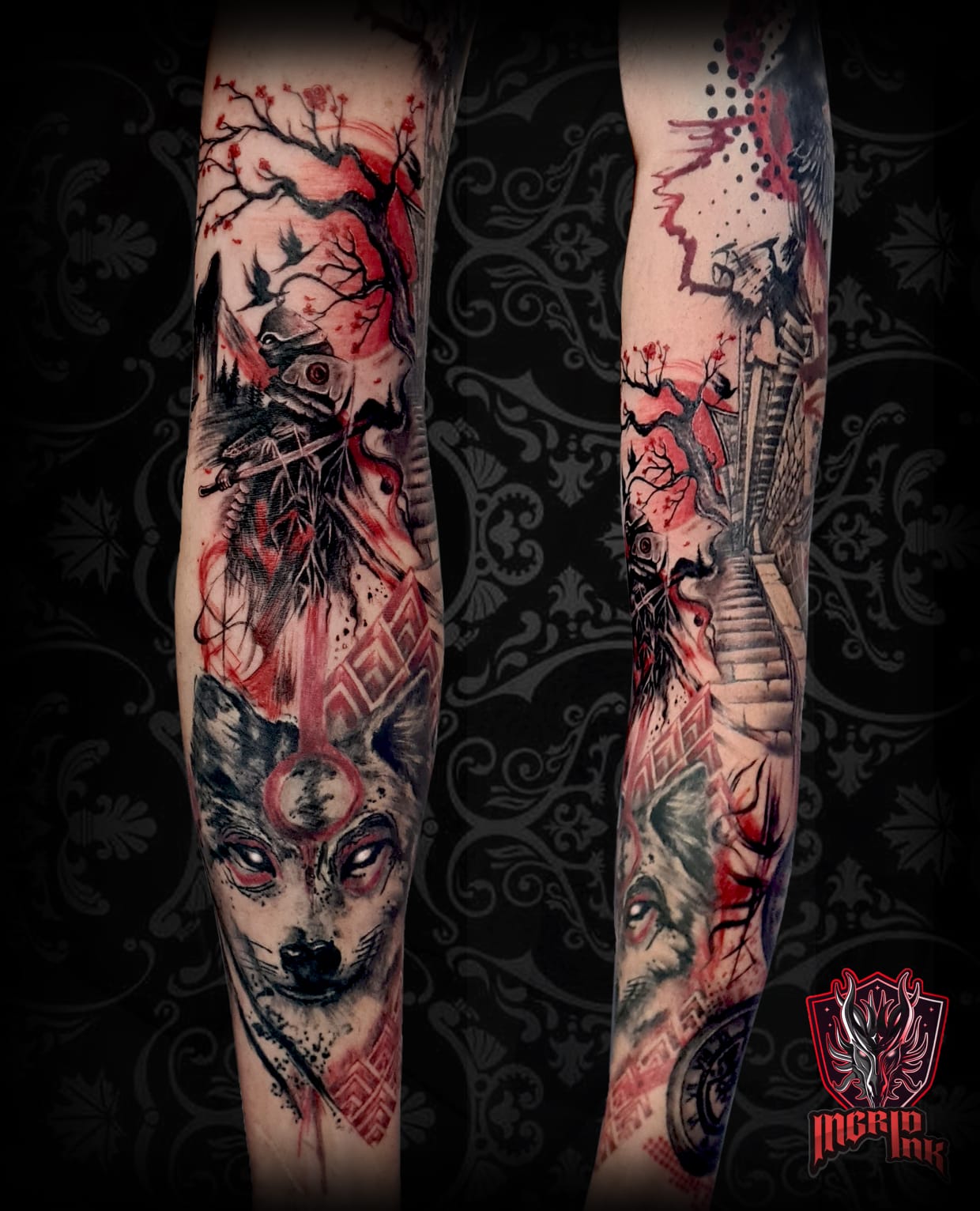 Realism portrait tattoo Gurgaon